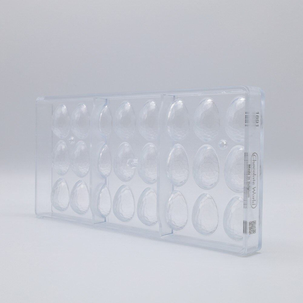 Chocolate World Mould - Egg Facet 33mm